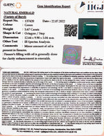 Load image into Gallery viewer, 5.67 Carat Natural Panna Stone with Govt. Lab Certified.