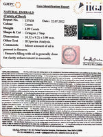 Load image into Gallery viewer, 4.89/CT Natural Panna Stone with Govt. Lab Certified (6771)