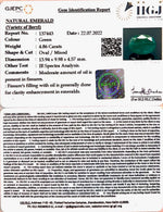 Load image into Gallery viewer, 4.86 Carat Natural Panna Stone with Govt. Lab Certified-12210