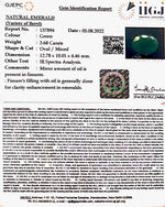 Load image into Gallery viewer, 3.68/CT Natural Panna Stone with Govt. Lab Certified-3441