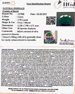 Load image into Gallery viewer, 2.78/CT Natural Panna Stone with Govt. Lab Certified-3441