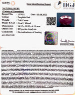 Load image into Gallery viewer, 7.60/CT Natural Neo Burma Ruby with Govt. Lab Certificate-3441