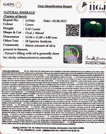 Load image into Gallery viewer, 5.63/CT Natural Panna Stone with Govt. Lab Certified-3441
