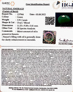 Load image into Gallery viewer, 3.91/CT Natural Panna Stone with Govt. Lab Certified-(2331)