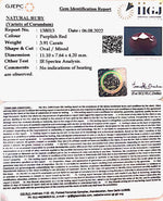Load image into Gallery viewer, 4.34 Ratti Natural Indian Ruby with Govt. Lab Certificate-(1221)