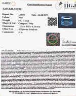 Load image into Gallery viewer, 6.78 Ratti Blue Topaz with Govt Lab Certificate-(1665)
