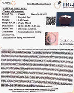 Load image into Gallery viewer, 10.43 Ratti Natural new burma Ruby with Govt. Lab Certificate-(2331)