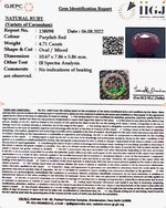 Load image into Gallery viewer, 4.71/CT Natural Neo Burma Ruby with Govt. Lab Certificate-4551