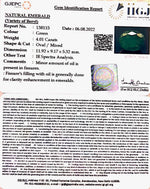 Load image into Gallery viewer, 4.01/CT Natural Panna Stone with Govt. Lab Certified (6771)