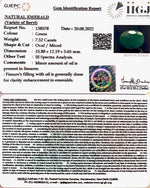 Load image into Gallery viewer, 7.52/CT Natural Panna Stone with Govt. Lab Certified (3441)