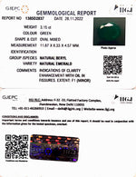 Load image into Gallery viewer, 3.15/CT Natural Panna Stone with Govt. Lab Certified-(4551)