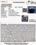 Load image into Gallery viewer, 5.66/CT Natural Blue Sapphire with Govt Lab Certificate-(2331)
