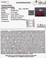 Load image into Gallery viewer, 3.17/CT Natural Mozambique Ruby with Govt. Lab Certificate-7881