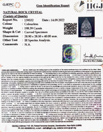 Load image into Gallery viewer, Sphatik Shree Yantra with Govt. Lab Certificate-60