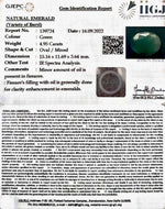 Load image into Gallery viewer, 4.95//CT Natural Panna Stone with Govt. Lab Certified-(4551)
