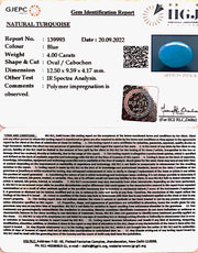 4.00 Carat Turquoise-(832)