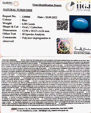 6.58 Carat Turquoise-(832)