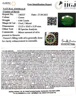 Load image into Gallery viewer, 4.66/CT Natural Panna Stone with Govt. Lab Certified (3441)