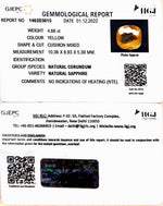 Load image into Gallery viewer, 4.88/CT Natural Ceylonese Pukhraj with Govt Lab Certificate-YELSA9V