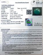 Load image into Gallery viewer, 4.93/CT Natural Panna Stone with Govt. Lab Certified-(1221)