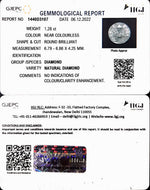 Load image into Gallery viewer, 1.28/Carat Natural Diamond With Govt. Lab Certificate (120000)