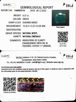 Load image into Gallery viewer, 8.37/CT Natural Panna Stone with Govt. Lab Certified-(4551)