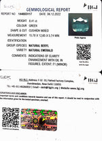 Load image into Gallery viewer, 8.41/CT Natural Panna Stone with Govt. Lab Certificate (8991)
