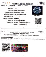 Load image into Gallery viewer, 1.21/Carat Natural Diamond With Govt. Lab Certificate (162000)