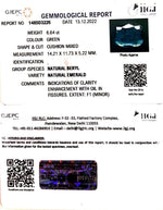 Load image into Gallery viewer, 6.64/CT Natural Emerald Stone With Govt. Lab Certified (12210)