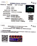 Load image into Gallery viewer, 4.55//CT Natural Panna Stone with Govt. Lab Certified-(4551)