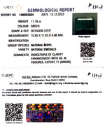 Load image into Gallery viewer, 11.19//CT Natural Panna Stone with Govt. Lab Certified-(4551)