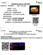 Load image into Gallery viewer, 2.29/CT Natural Ceylonese Pukhraj with Govt Lab Certificate-4551