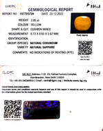Load image into Gallery viewer, 2.95/CT Natural Ceylonese Pukhraj with Govt Lab Certificate-4551