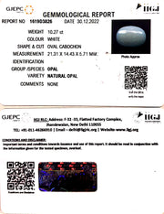 10.27/CT Natural Fire Opal with Govt. Lab Certificate (832)