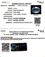Load image into Gallery viewer, 5.53/CT Natural White Sapphire with Govt Lab Certificate (6771)