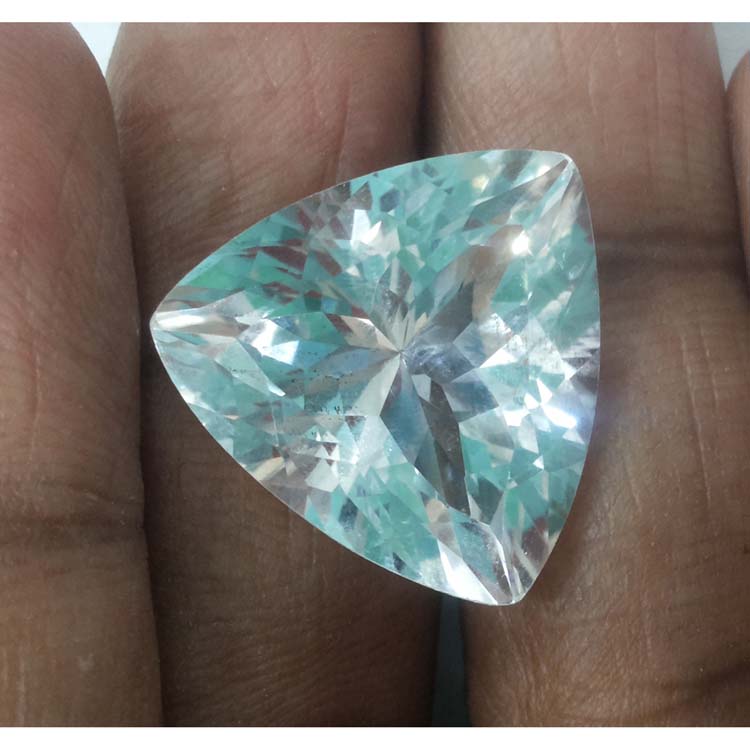Rock Crystal Quartz Triangular