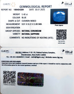 Load image into Gallery viewer, 5.40/CT Natural Blue Sapphire with Govt Lab Certificate (6771)