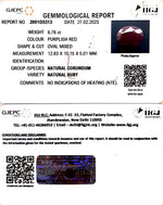 Load image into Gallery viewer, 6.76/CT Natural Neo Burma Ruby with Govt. Lab Certificate (2331)