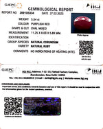 Load image into Gallery viewer, 5.84/CT Natural Neo Burma Ruby with Govt. Lab Certificate (3441)