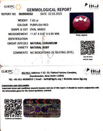 Load image into Gallery viewer, 7.63/CT Natural Mozambique Ruby with Govt. Lab Certificate-RUBY9T