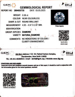 Load image into Gallery viewer, 0.36/Cents Natural Diamond With Govt. Lab Certificate (85000)