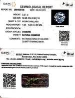 Load image into Gallery viewer, 0.37/Cents Natural Diamond With Govt. Lab Certificate (85000)
