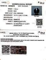 Load image into Gallery viewer, 11.06/CT Natural Scapolite Cat's Eye with Govt. Lab Certified-(1221)