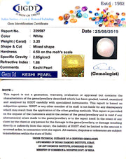 3.35/CT Certified Keshi Pearl – Natural