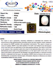 4.95/CT Keshi Pearl Govt. Lab Certified