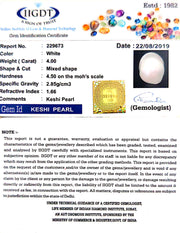 4.00/CT Keshi Pearl Govt. Tested