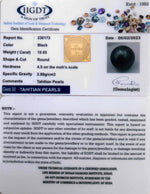 Load image into Gallery viewer, 10.65/CT Natural Tahitian Pearl With Lab Certificate-(1332)