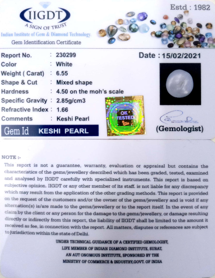 6.55/CT Keshi Pearl