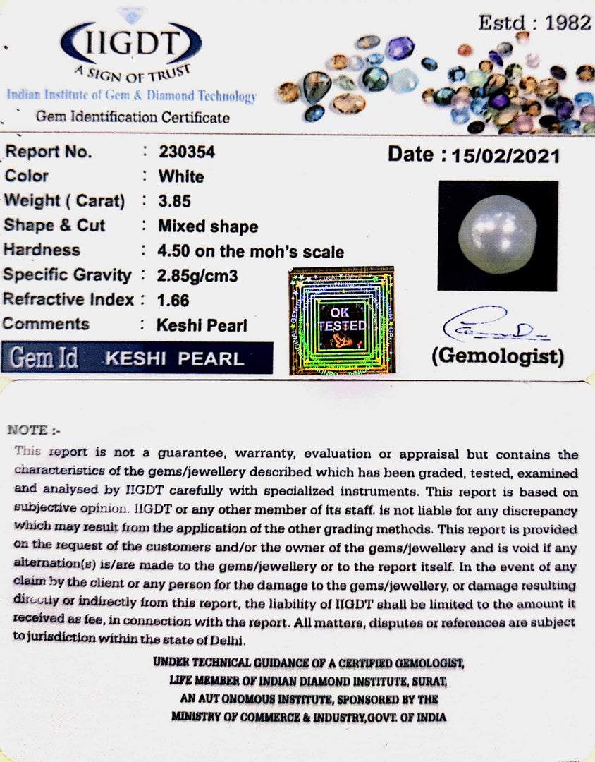 3.85/CT Keshi Pearl