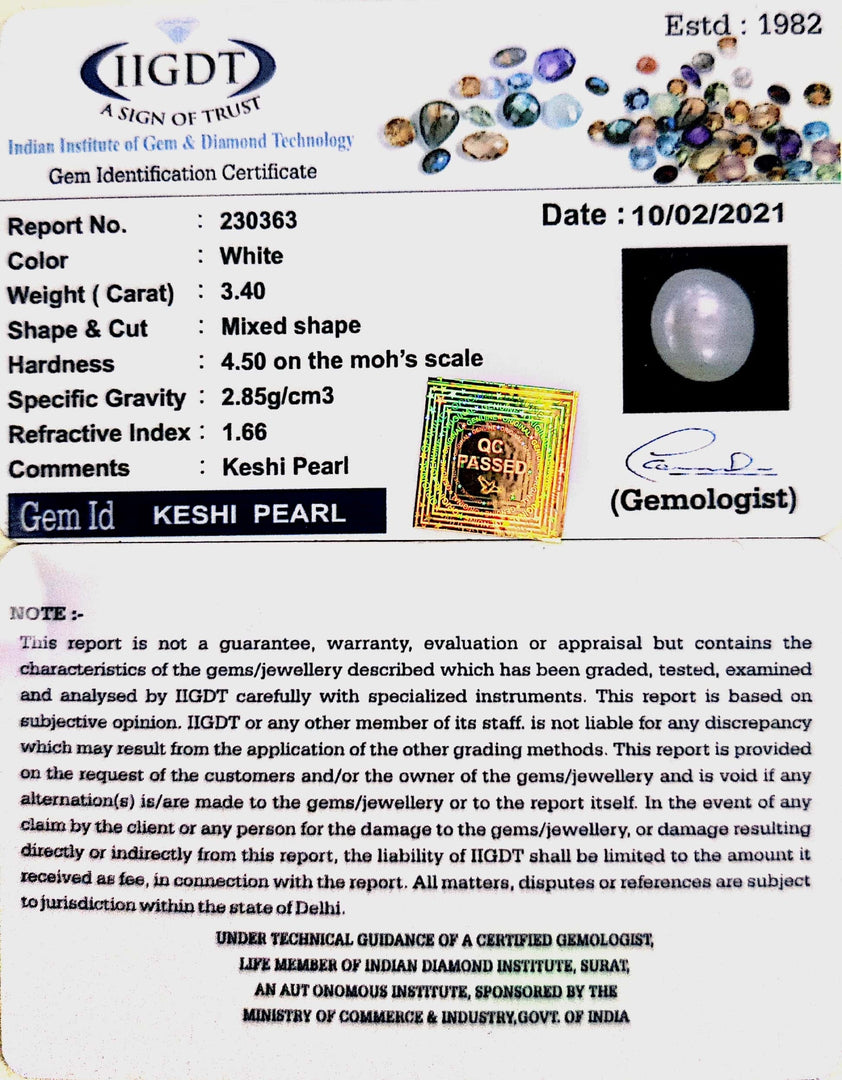3.40/CT Keshi Pearl
